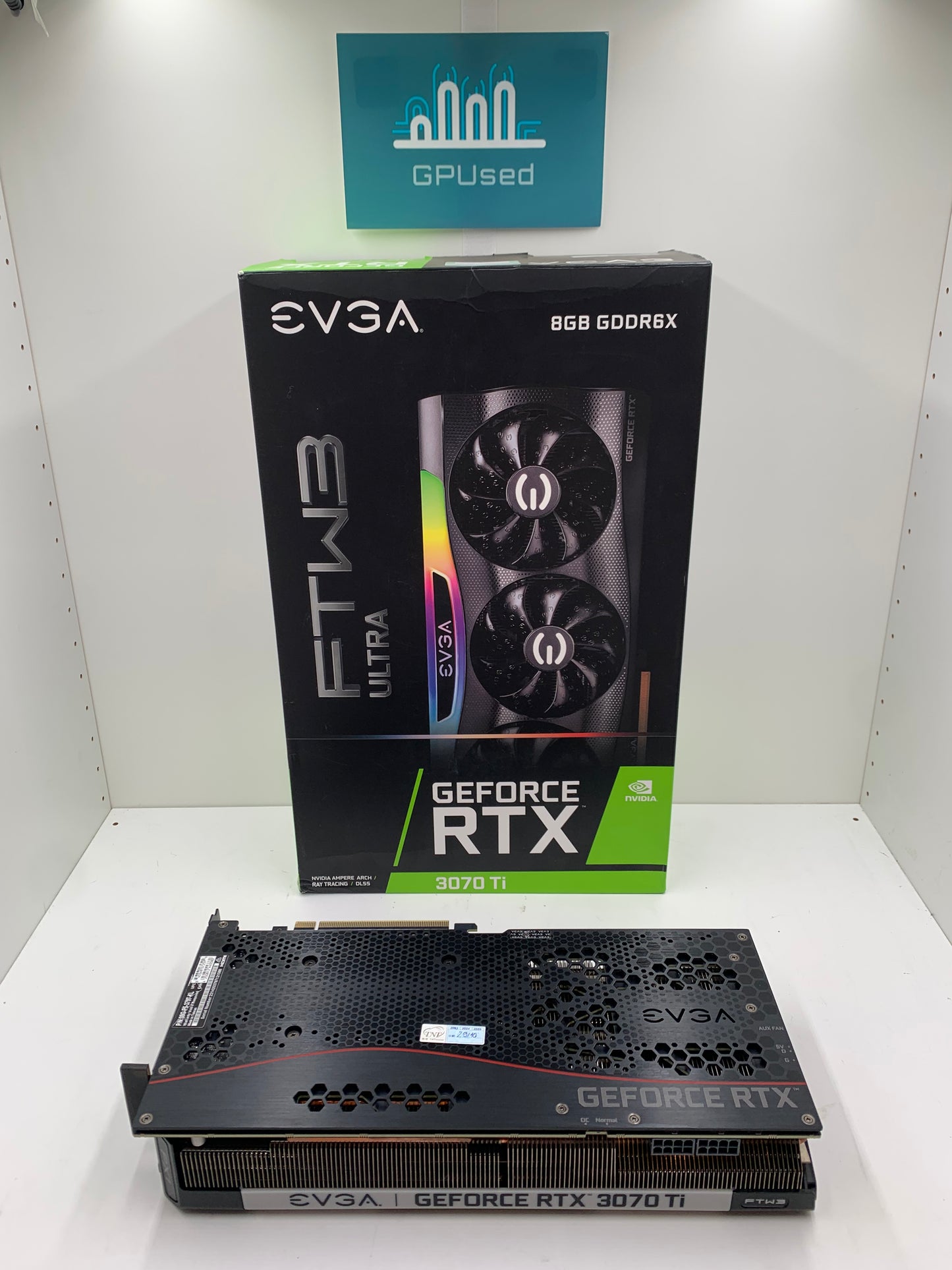 EVGA Nvidia GeForce RTX 3070 Ti FTW3 Ultra 8GB GDDR6X - A