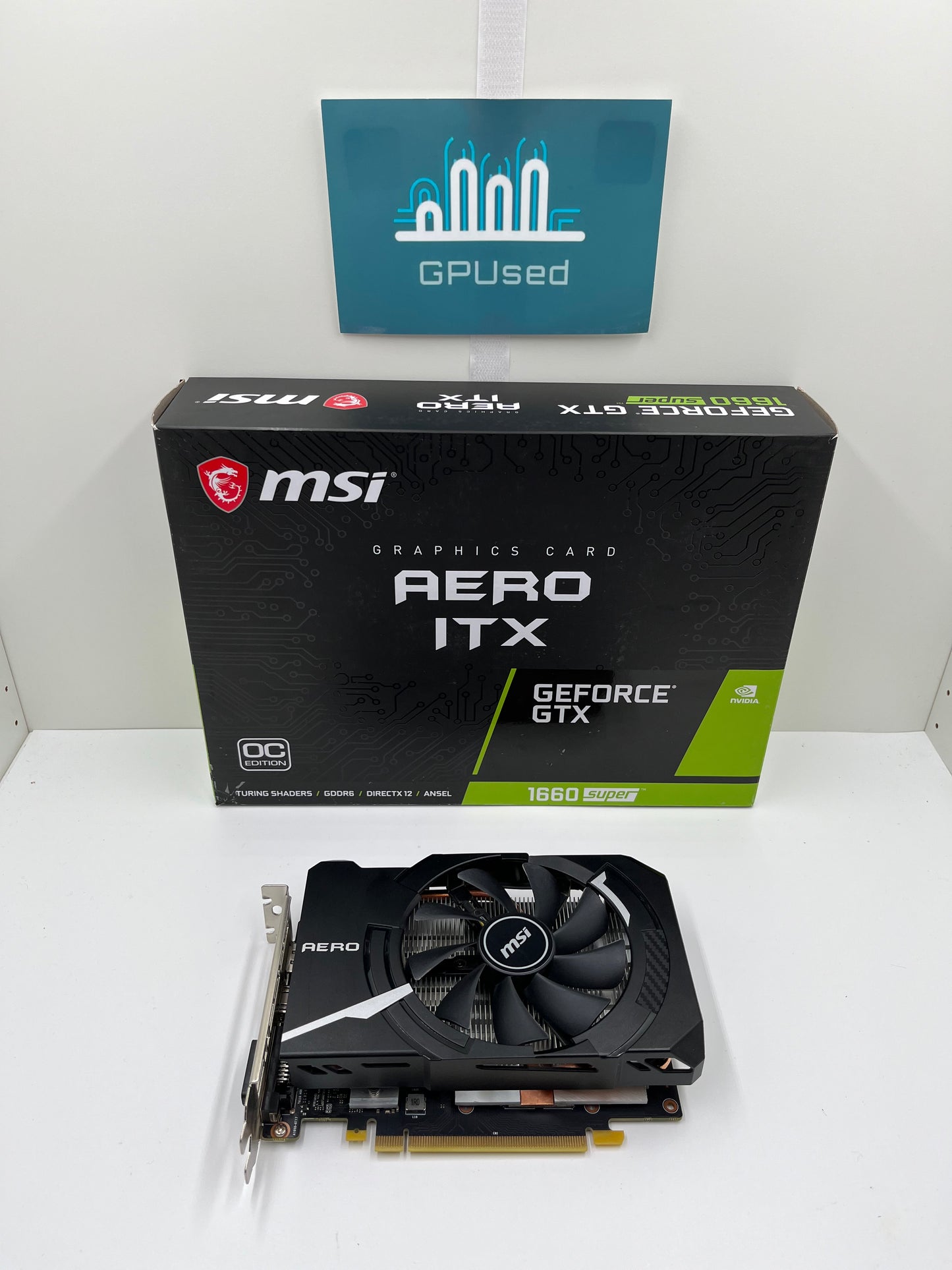MSI Nvidia GeForce GTX 1660 Super Aero ITX OC 6GB GDDR6 - A