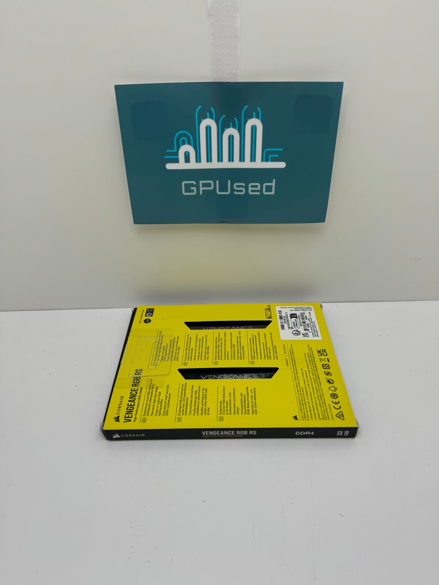 32GB (2x16GB) Corsair Vengeance RGB 3600MHz DDR4 RAM