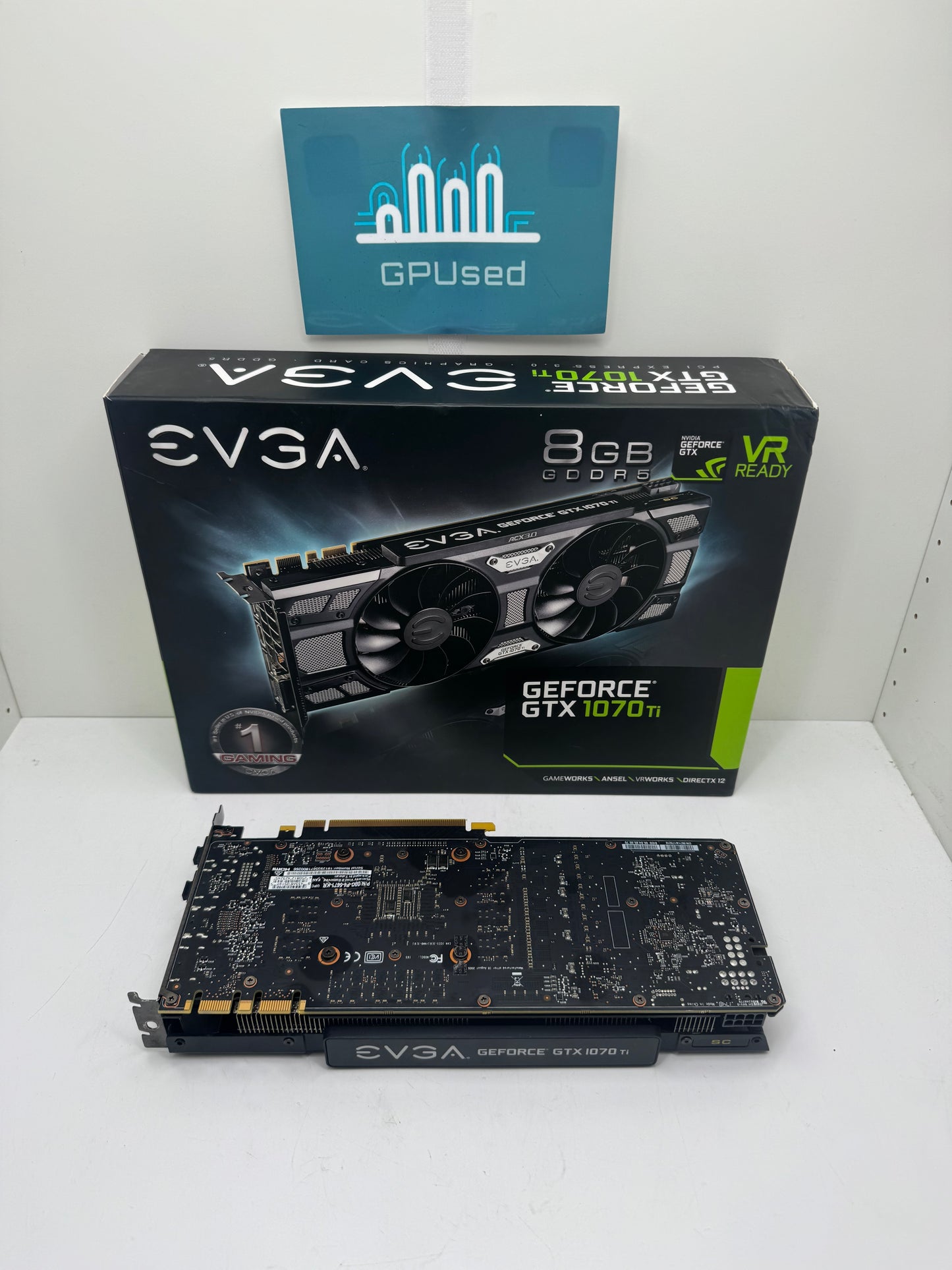 EVGA Nvidia GeForce GTX 1070 Ti SC Gaming Superclocked 8GB GDDR5 - A
