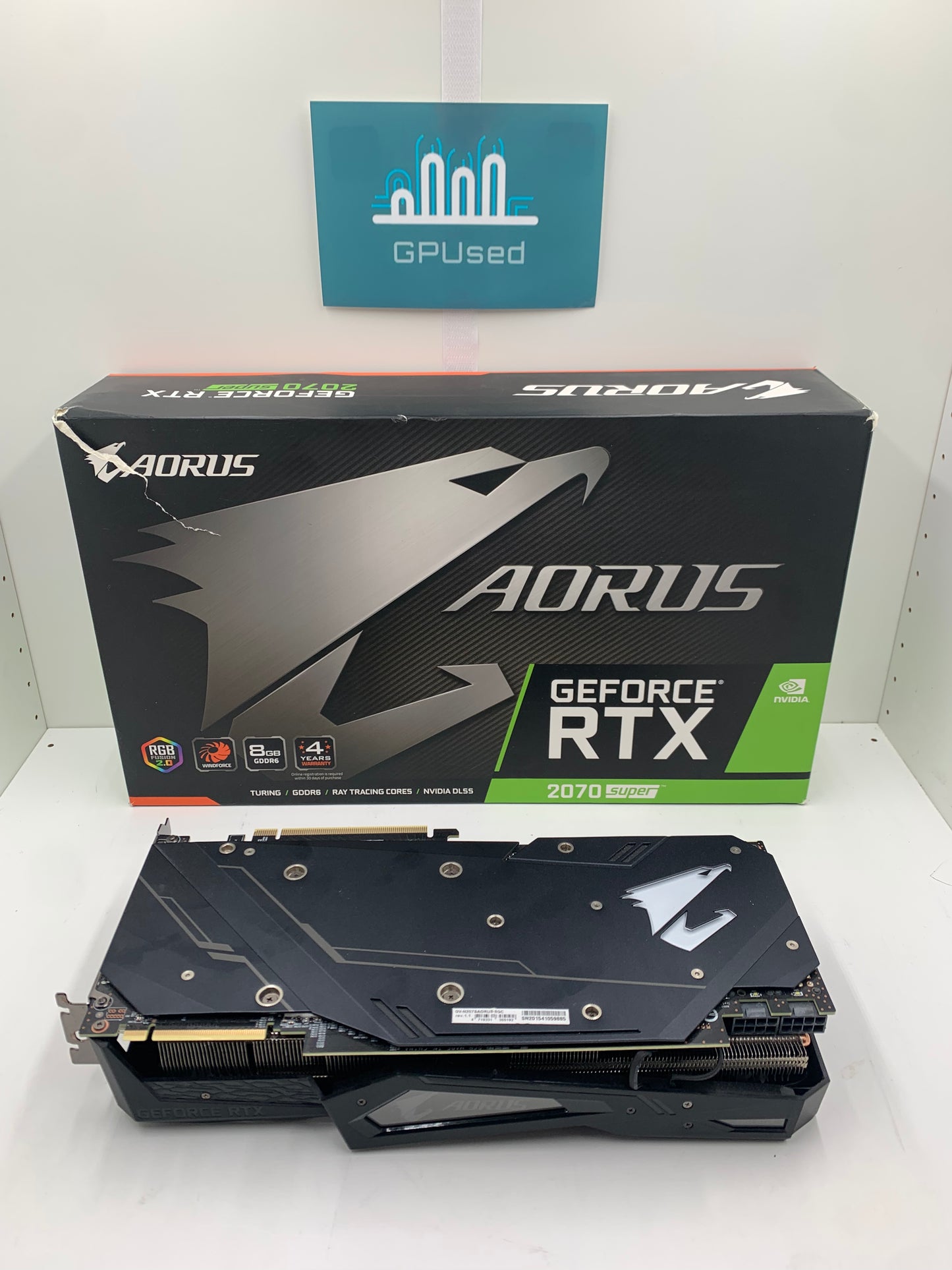 Gigabyte Nvidia GeForce RTX 2070 Super Aorus Master 8GB GDDR6 - A
