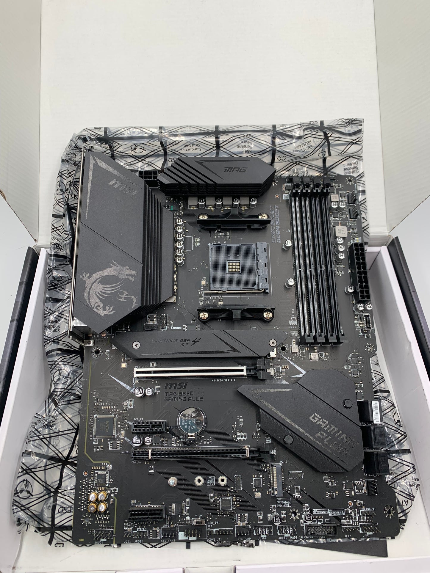 MSI B550 MPG Gaming Plus ATX AMD Socket AM4 Motherboard