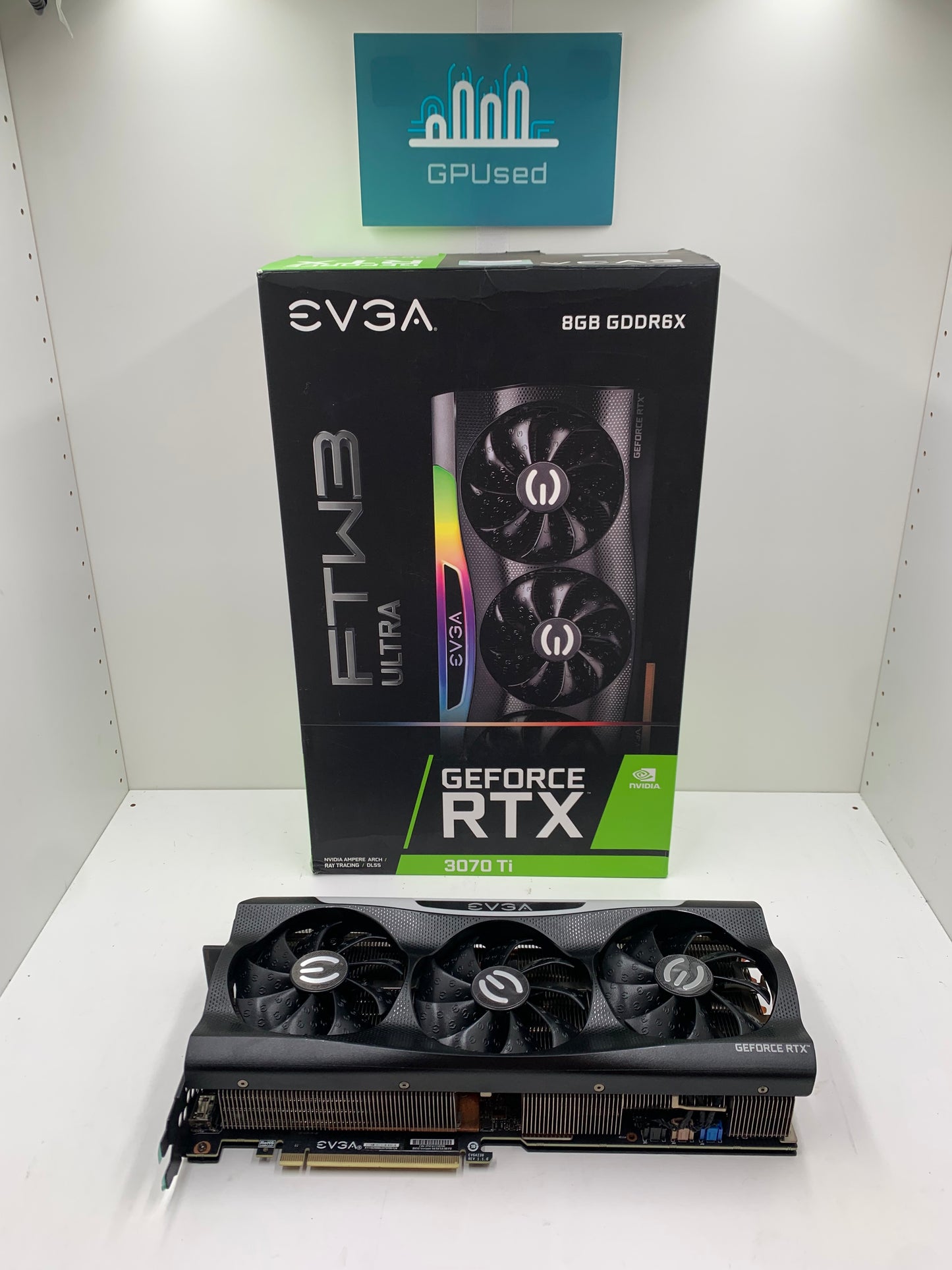 EVGA Nvidia GeForce RTX 3070 Ti FTW3 Ultra 8GB GDDR6X - A