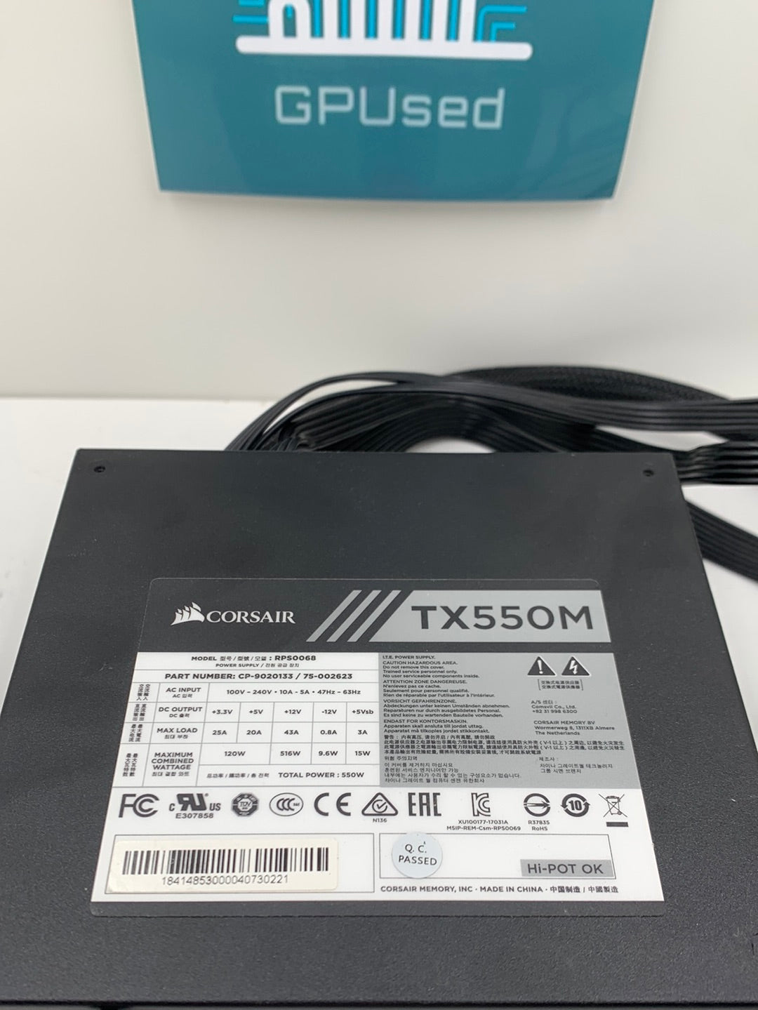 Corsair RM/CX/TX/HX550 550W Power Supply PSU