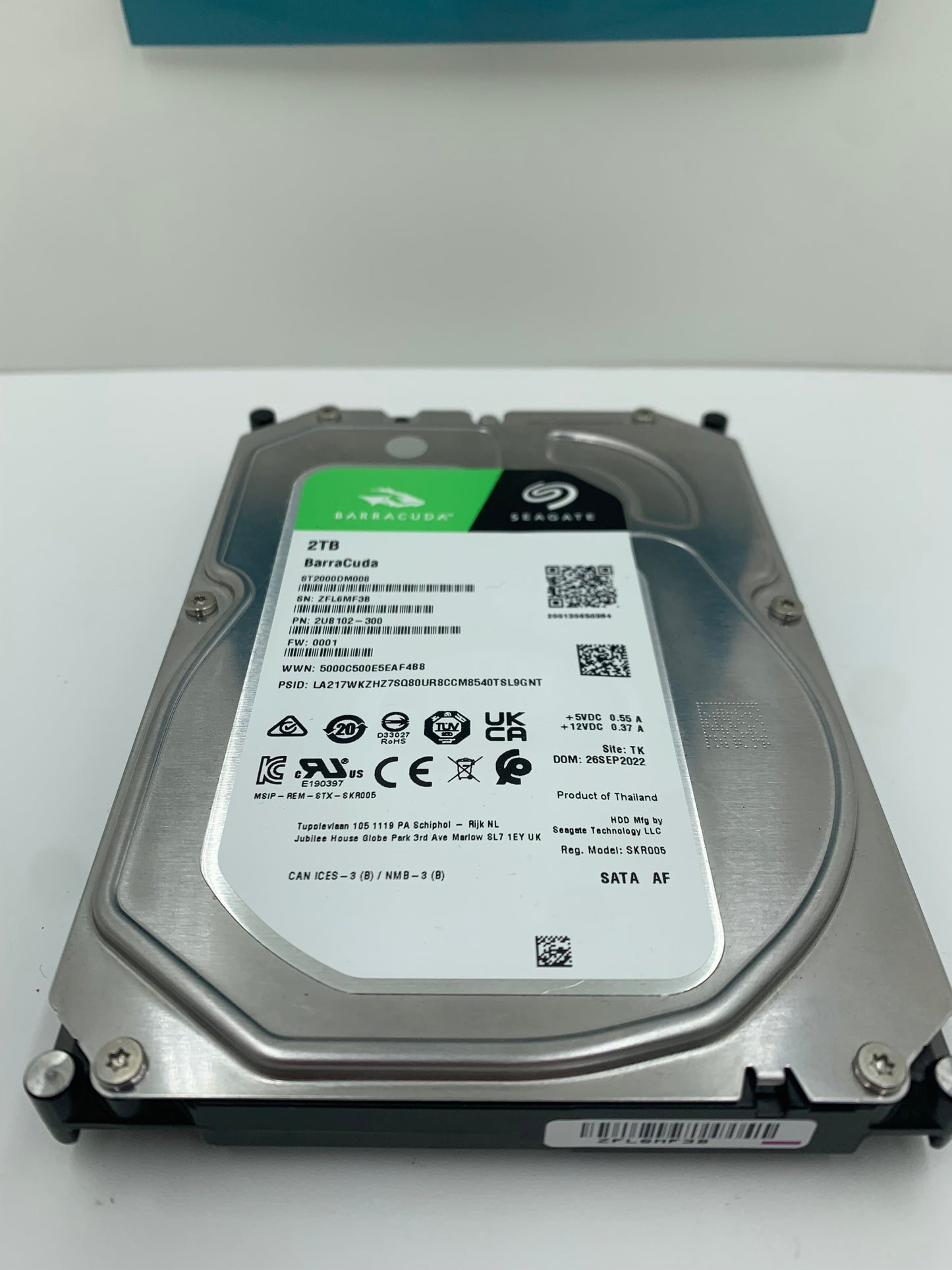 Seagate BarraCuda Compute 2TB 3.5” SATA HDD