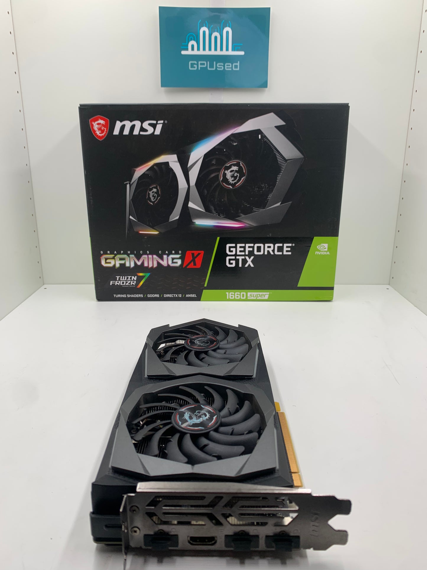 MSI Nvidia GeForce GTX 1660 Super Gaming X 6GB GDDR6 - A