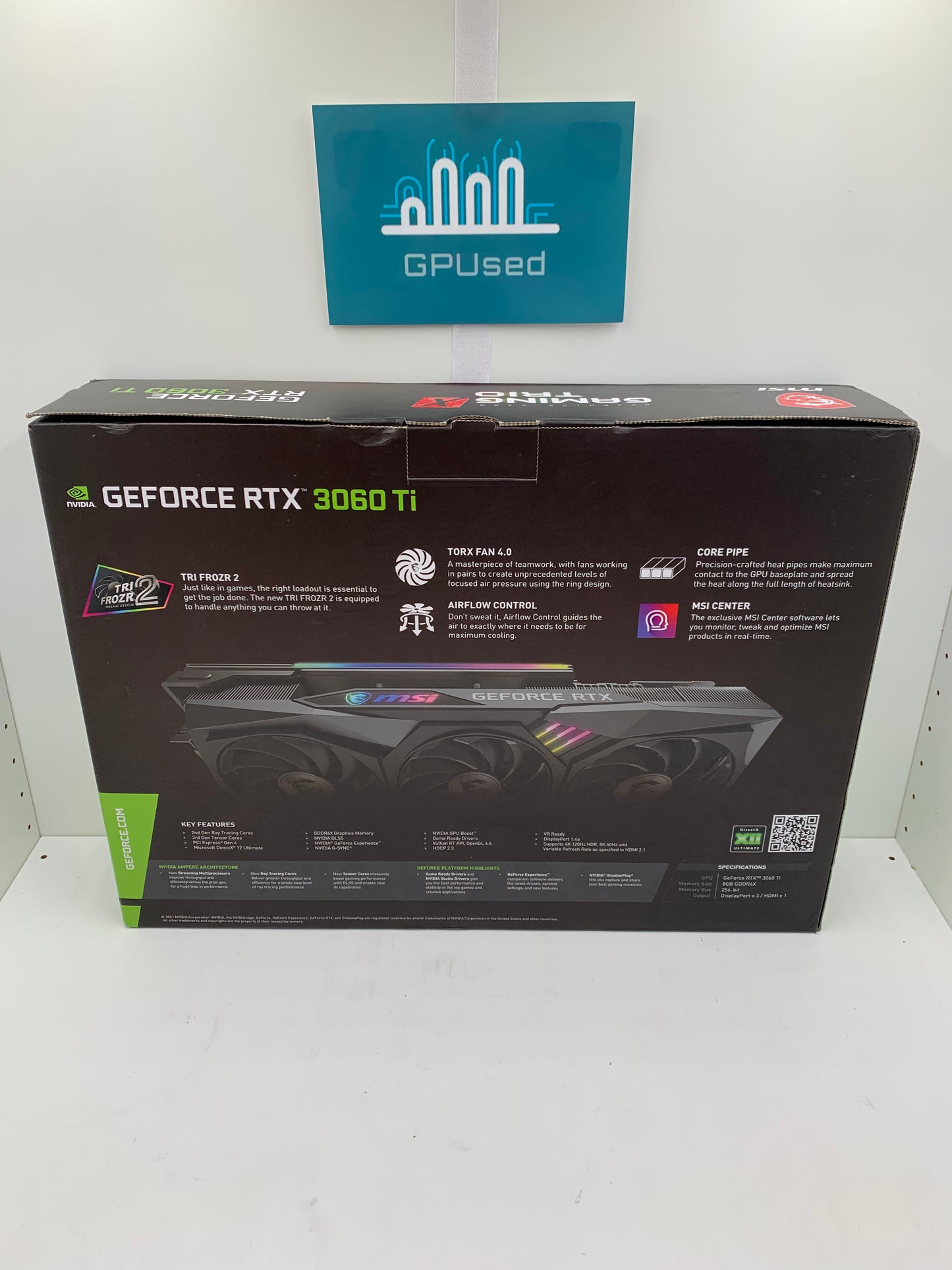 MSI Nvidia GeForce RTX 3060 Ti Gaming X Trio 8GB GDDR6 (Was £310.99)