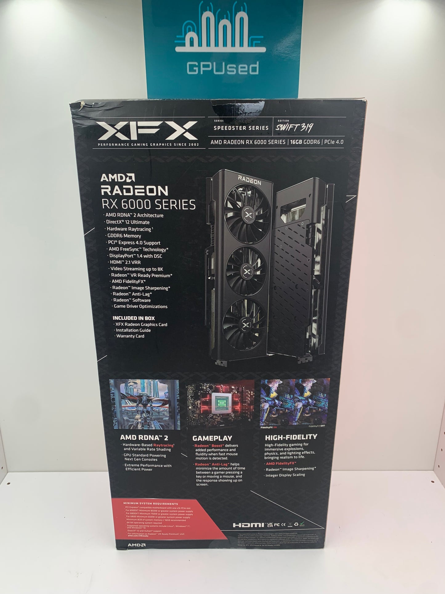 XFX AMD Radeon RX 6800 SWFT 319 16GB GDDR6 - A