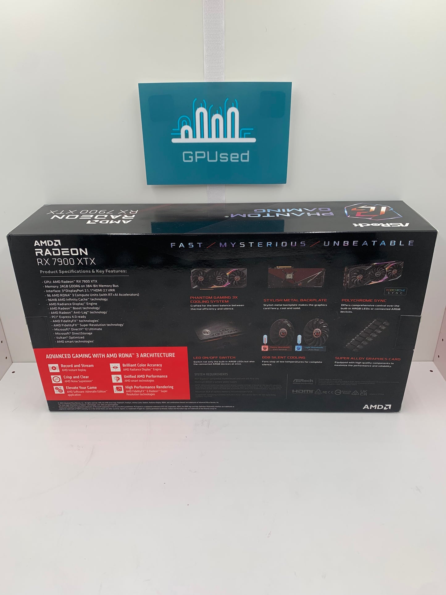 ASRock AMD Radeon RX 7900XTX Phantom Gaming 24GB GDDR6