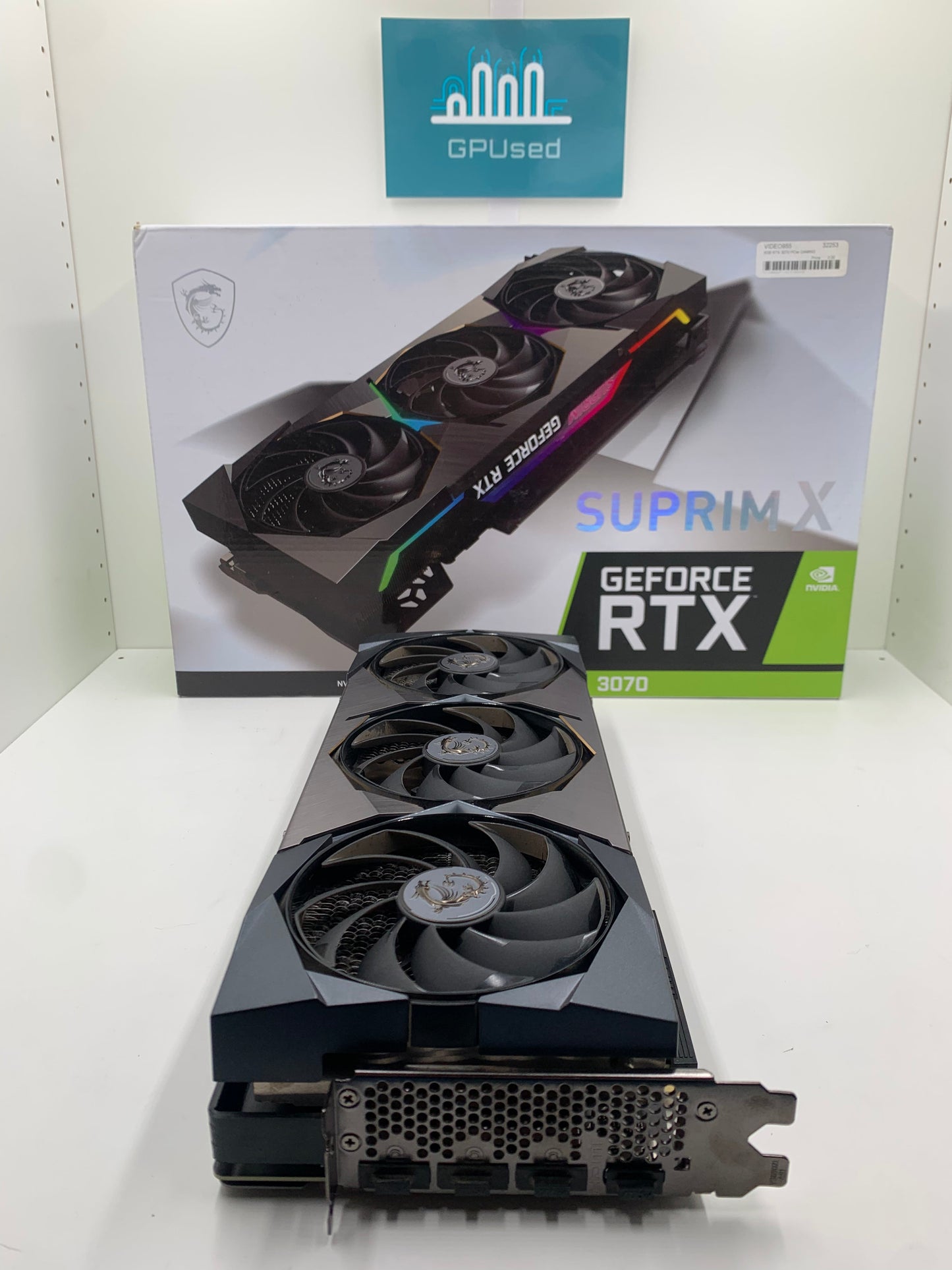 MSI Nvidia GeForce RTX 3070 Suprim X 3070 8GB GDDR6 - B