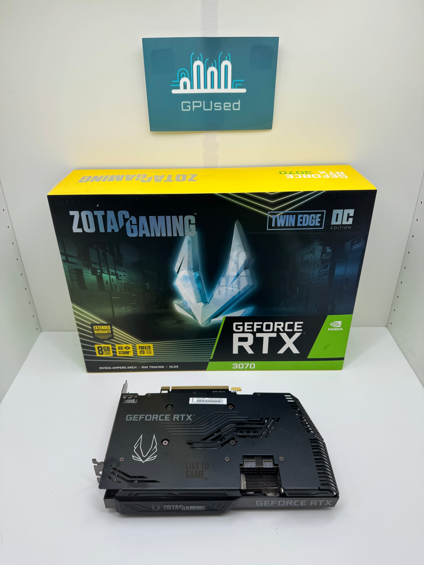Zotac Nvidia GeForce RTX 3070 Twin Edge 8GB GDDR6 - B - 10% Off (Was £189.99)