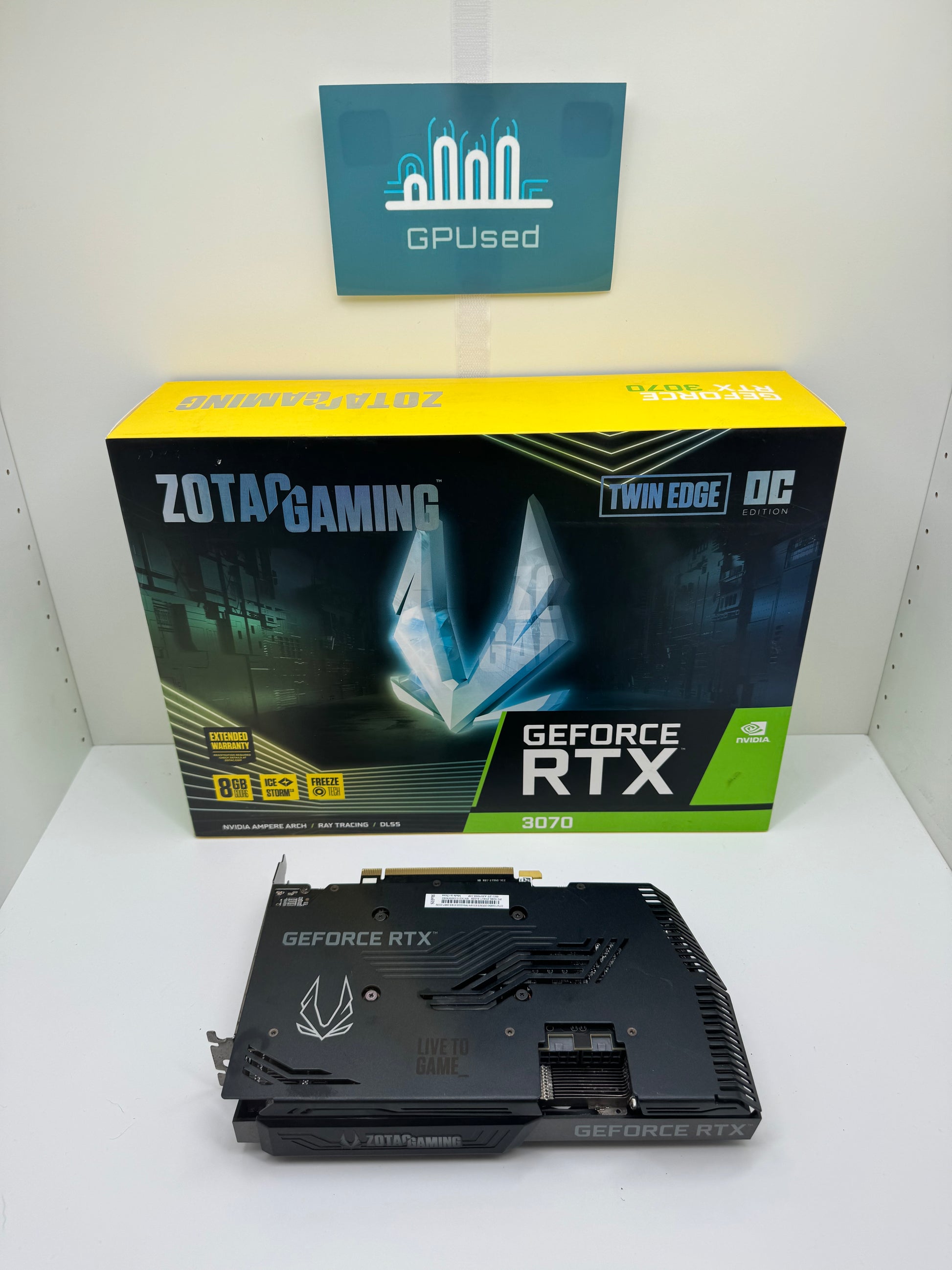Zotac Nvidia GeForce RTX 3070 Twin Edge 8GB GDDR6 - B - 10% Off (Was £189.99)