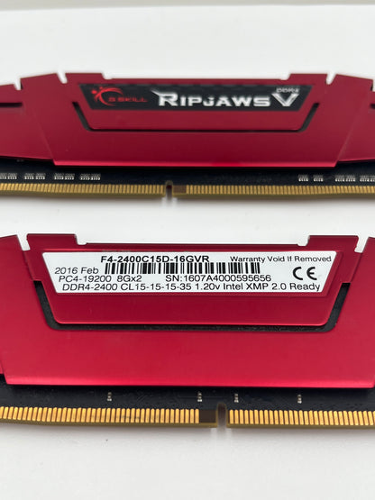 16GB (2x8GB) G-Skill Ripjaws 2400MHz DDR4 RAM