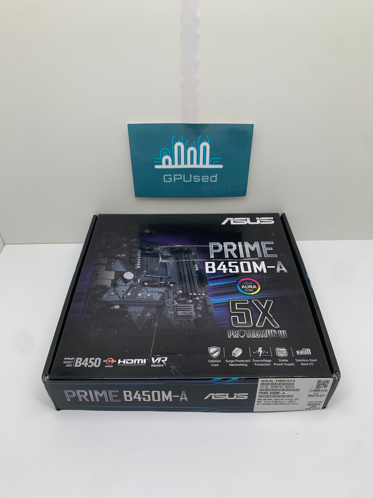 ASUS Prime B450M-A Micro ATX AMD Socket AM4 Motherboard, image 1