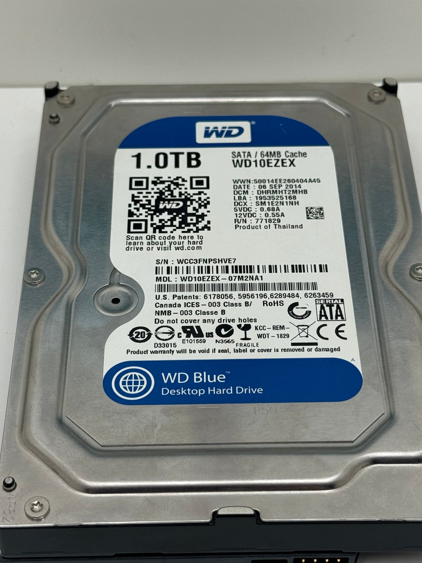 Western Digital Caviar Blue 1TB HDD 7200RPM