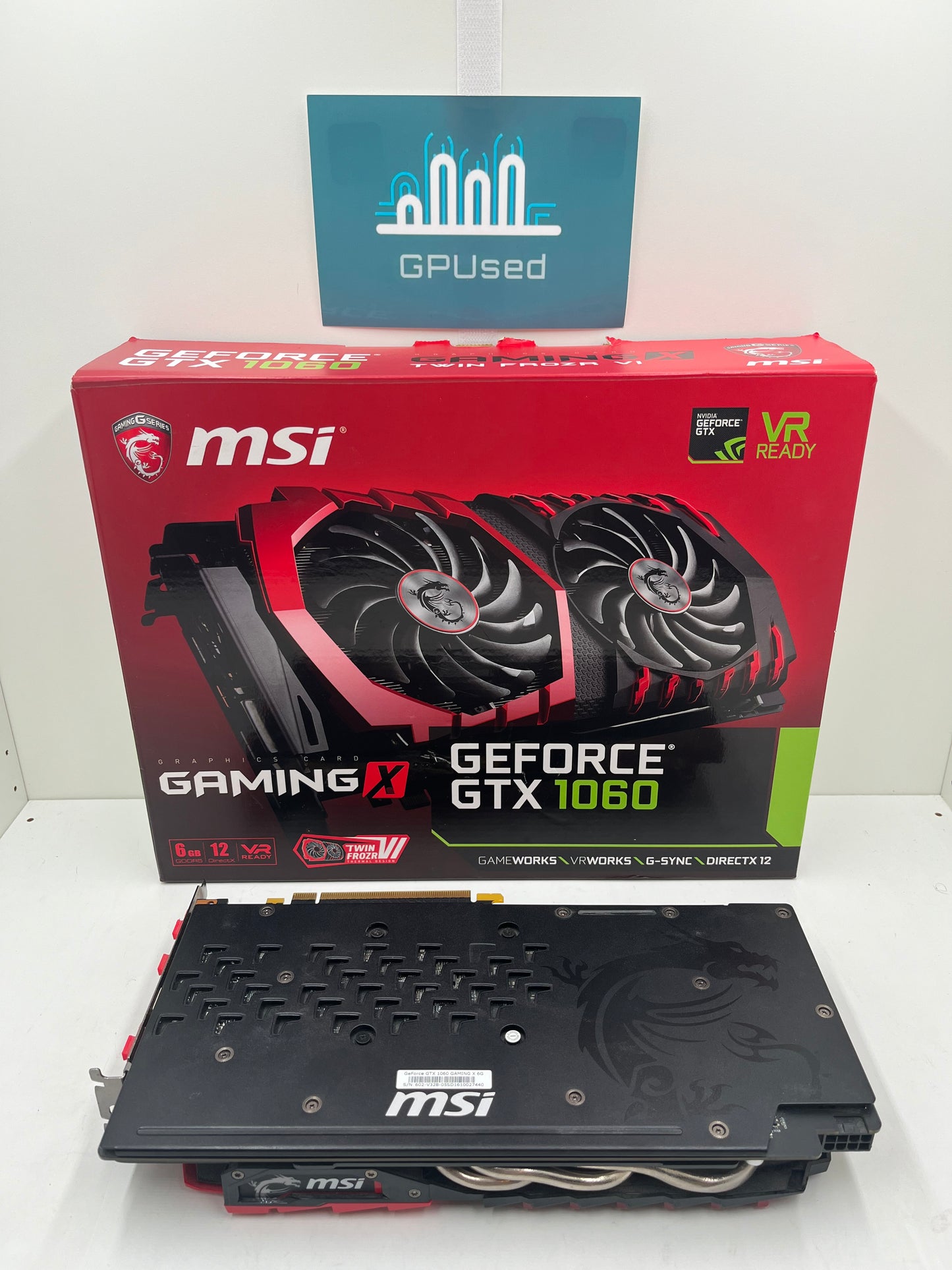 MSI Nvidia GeForce GTX 1060 Gaming X 6GB GDDR5 - A