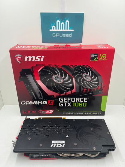 MSI Nvidia GeForce GTX 1060 Gaming X 6GB GDDR5 - A