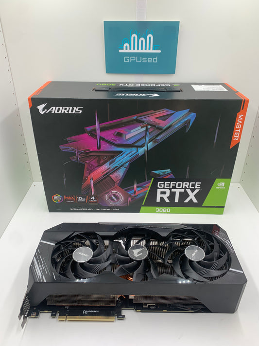 Gigabyte Nvidia GeForce RTX 3080 Aorus Master 10GB GDDR6X - A