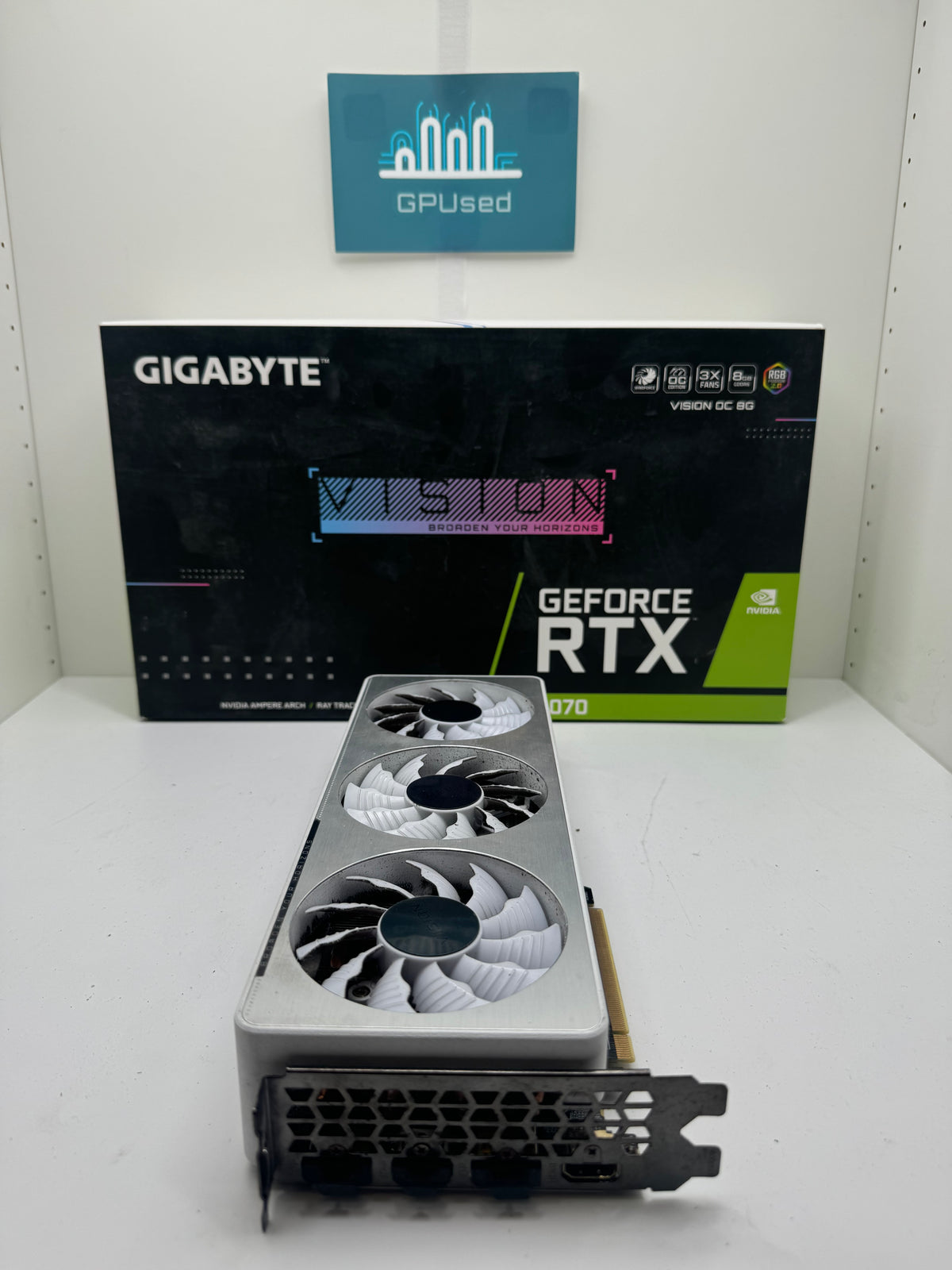 Gigabyte Nvidia GeForce RTX 3070 Vision White 8GB GDDR6 - B - 10% Off (Was £209.99)