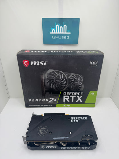 MSI Nvidia GeForce RTX 3070 Ventus 2X OC Edition 8GB GDDR6 - A - 10% Off (Was £229.99)