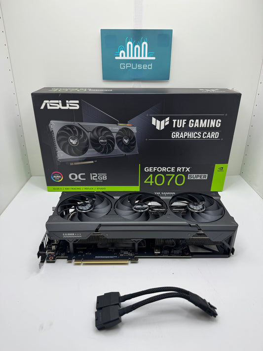 ASUS Nvidia GeForce RTX 4070 Super Tuf 12GB GDDR6X - A