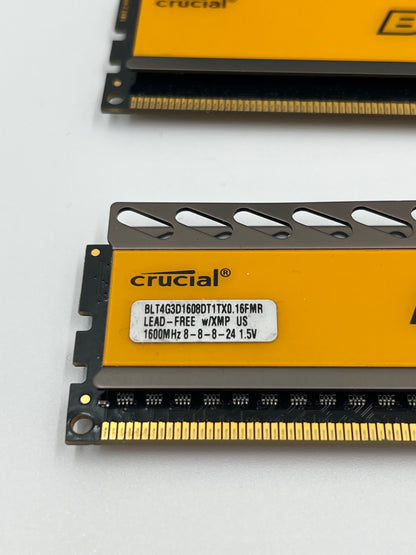 16GB (4x4GB) Corsair Ballistix Tactical 1600MHz DDR3 RAM