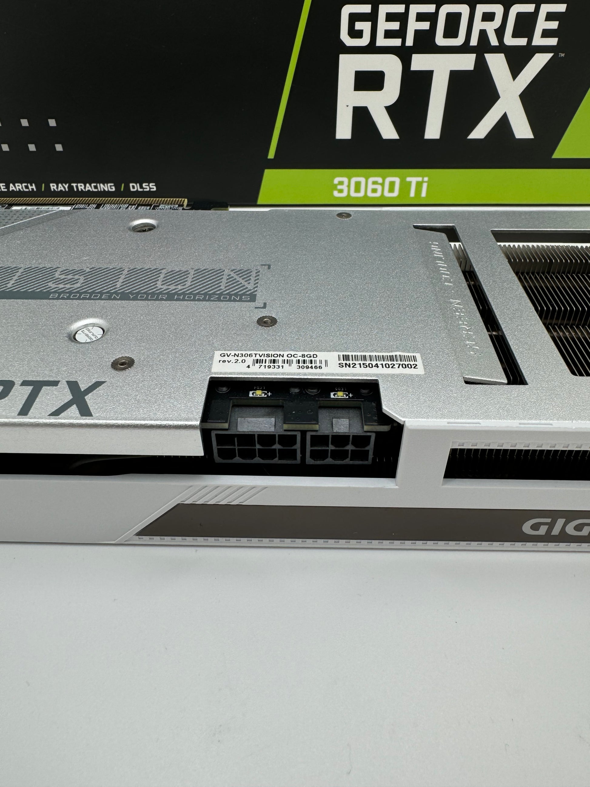 Gigabyte Nvidia GeForce RTX 3060 Ti Vision OC 8GB GDDR6 - A - 10% Off (Was £229.99)