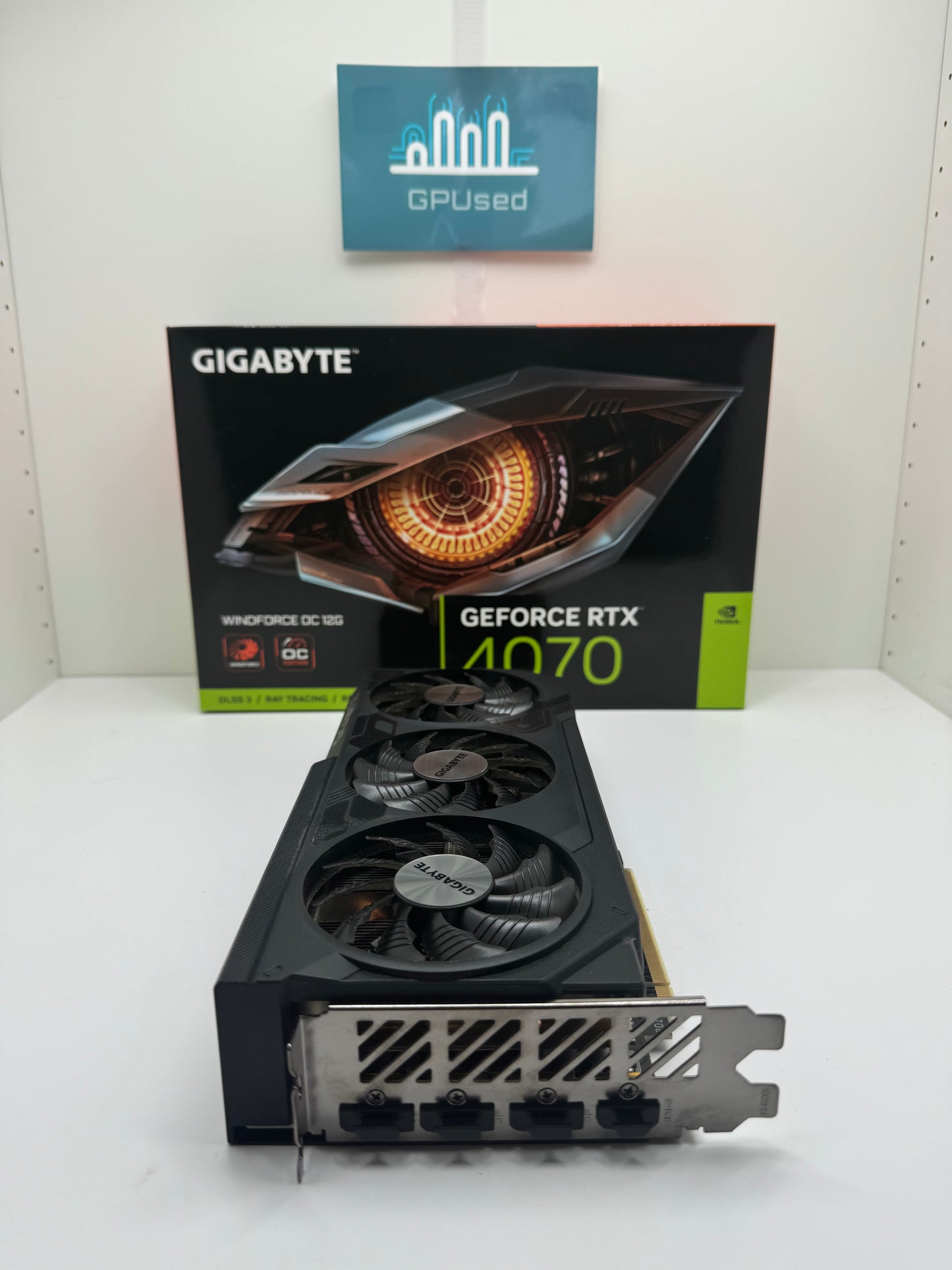 Gigabyte Nvidia GeForce RTX 4070 WindForce OC 12GB GDDR6X - A