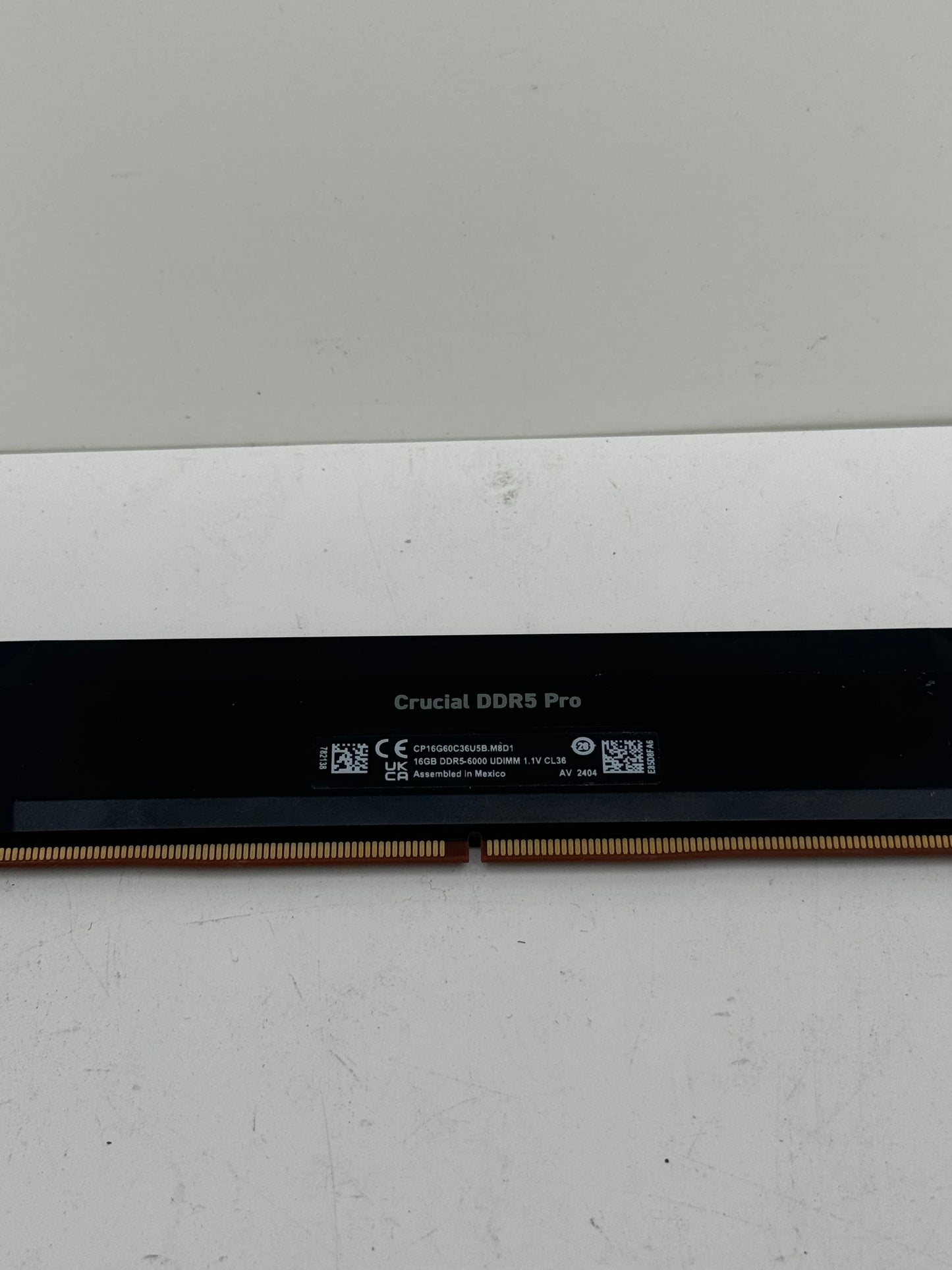 16GB Crucial Pro 6000MHz DDR5 RAM