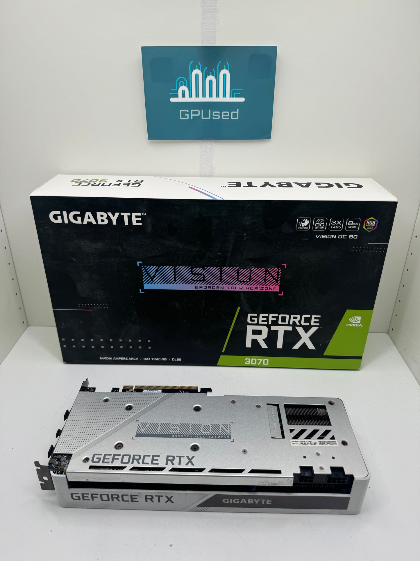 Gigabyte Nvidia GeForce RTX 3070 Vision White 8GB GDDR6 - B - 10% Off (Was £209.99)