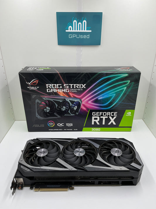 ASUS Nvidia GeForce RTX 3080 Rog Strix Gaming OC 10GB GDDR6X - A