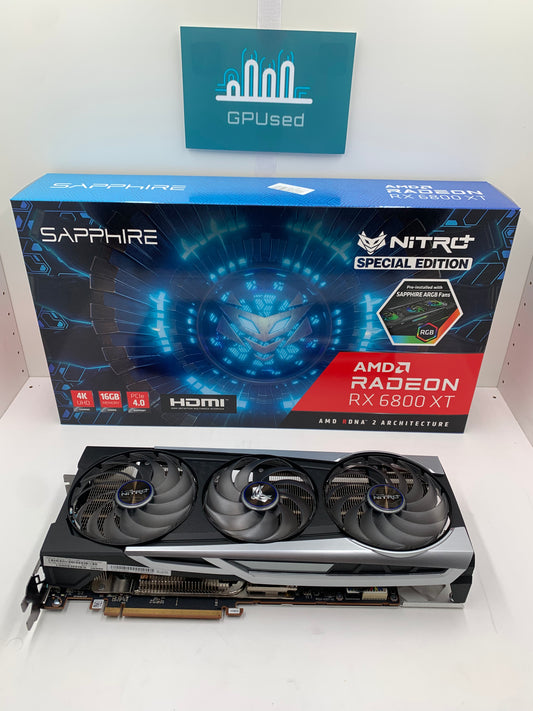 Sapphire AMD Radeon RX 6800XT Nitro+ Special Edition 16GB GDDR6 - A