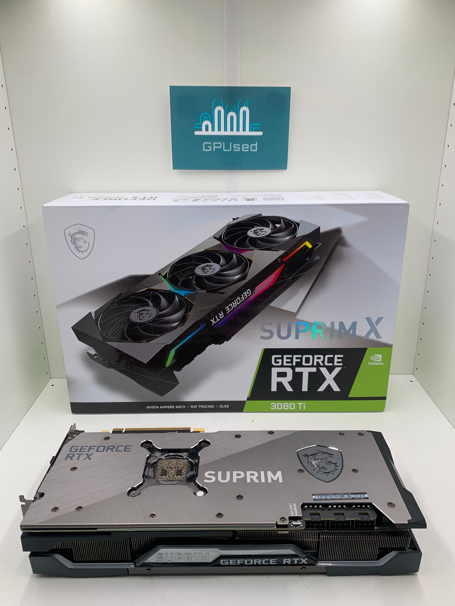 MSI Nvidia GeForce RTX 3080 Ti Suprim X 12GB GDDR6X - A