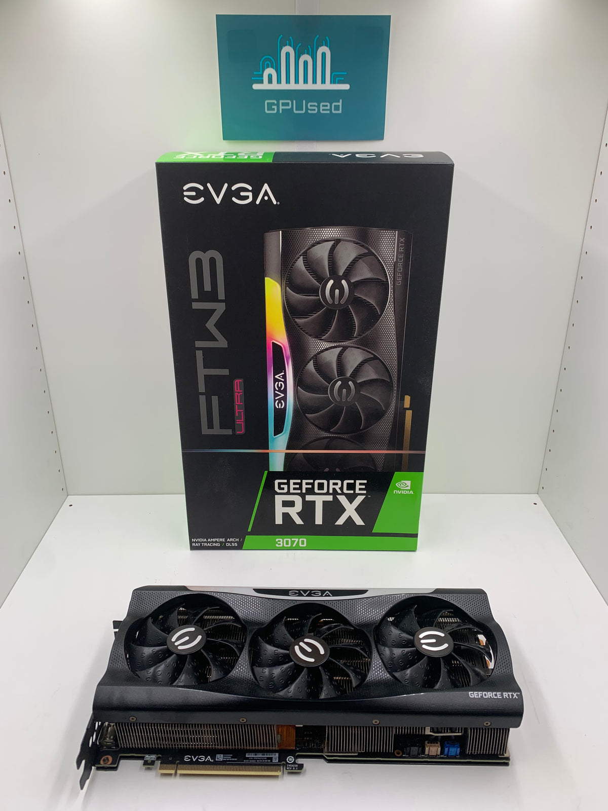 EVGA Nvidia GeForce RTX 3070 FTW3 Ultra 8GB GDDR6 - A, image 1