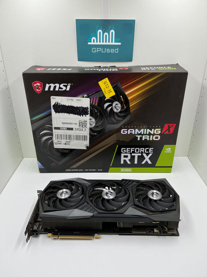 MSI Nvidia GeForce RTX 3080 Gaming X Trio 10GB GDDR6X - B - 10% Off (Was £309.99)