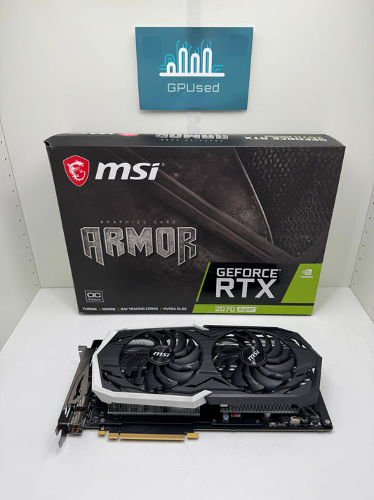 MSI Nvidia GeForce RTX 2070 Super Armor 8GB GDDR6 - A