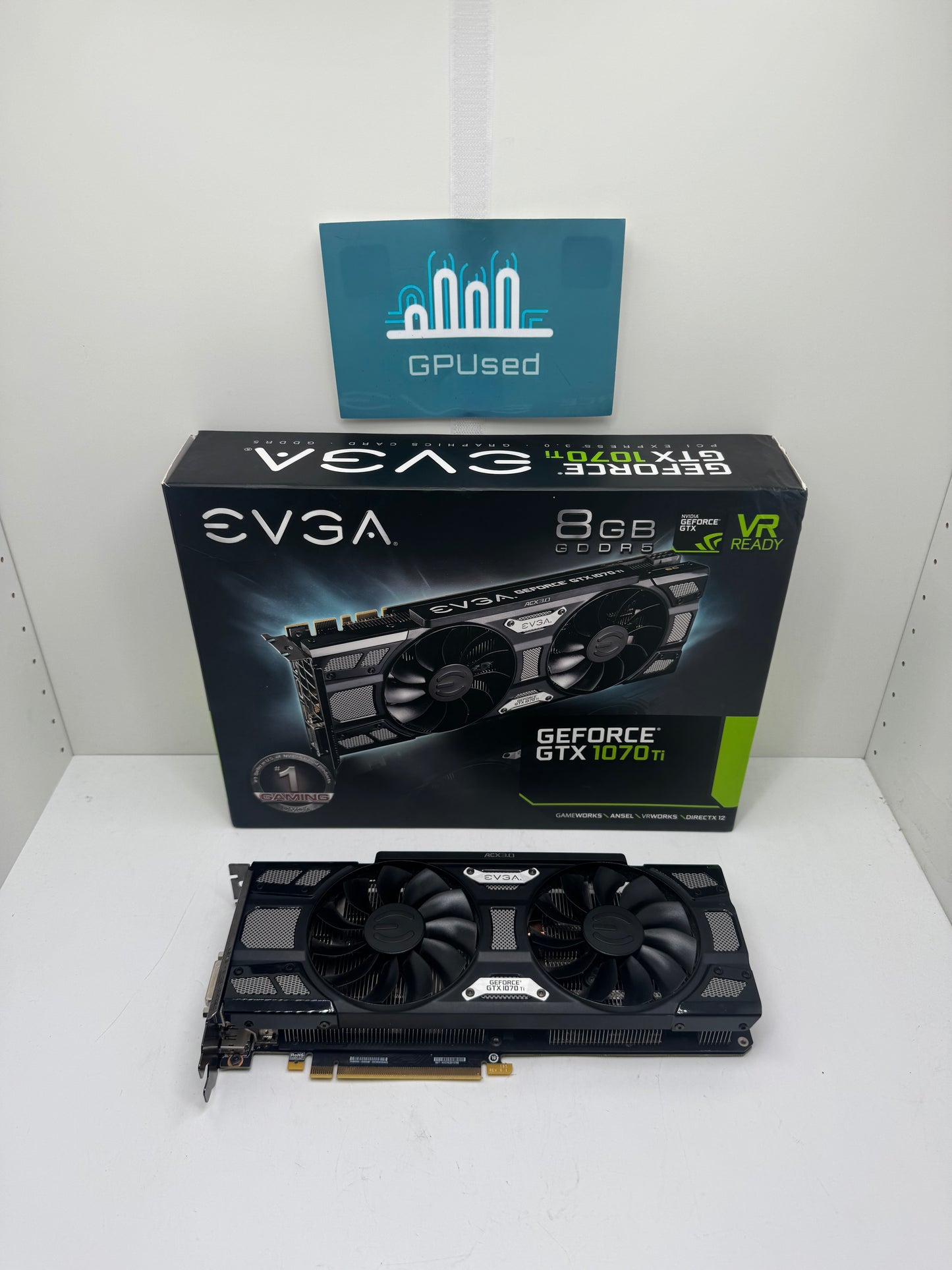 EVGA Nvidia GeForce GTX 1070 Ti SC Gaming Superclocked 8GB GDDR5 - A