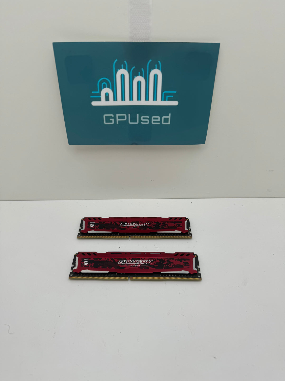 16GB (2x8GB) Red Crucial Ballistix 3200MHz DDR4 RAM