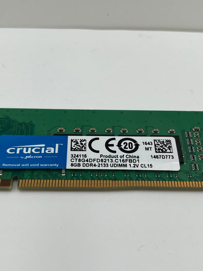 8GB Crucial 2133MHz DDR4 RAM