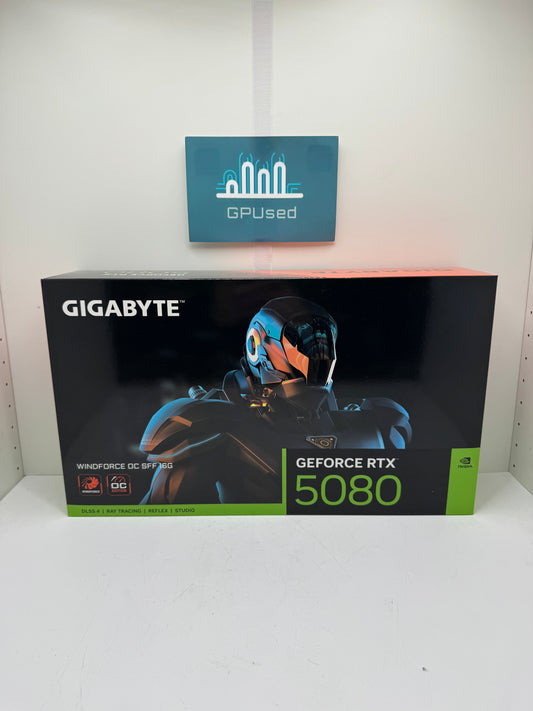 Gigabyte Nvidia GeForce RTX 5080 Windforce OC 16GB GDDR7 - A+