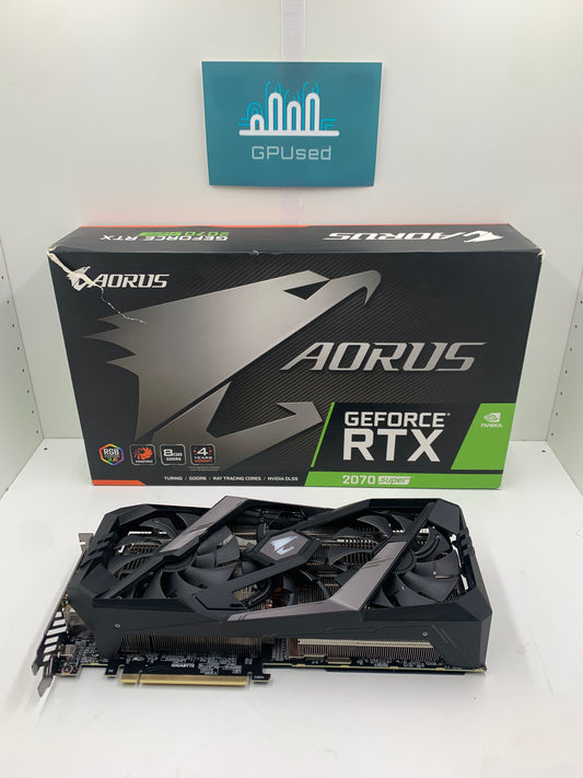 Gigabyte Nvidia GeForce RTX 2070 Super Aorus Master 8GB GDDR6 - A
