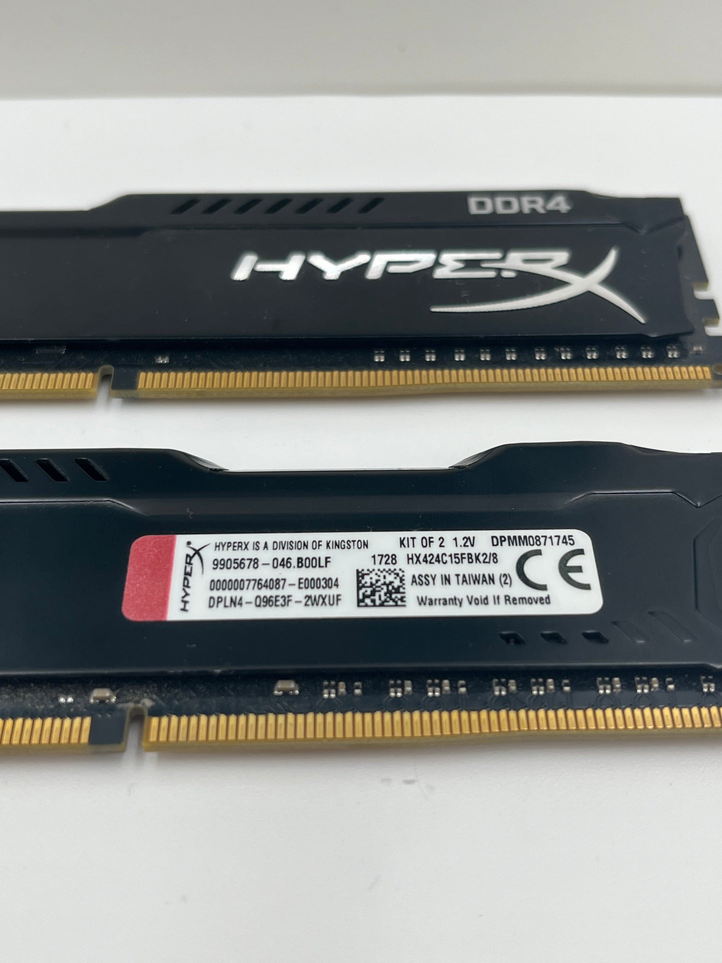 16GB (2x8GB) Kingston HyperX 2400MHz DDR4 RAM