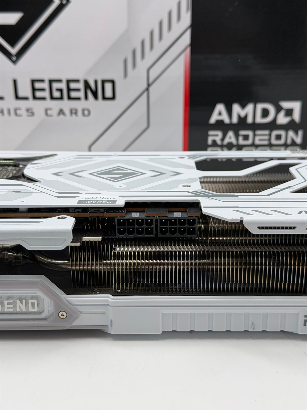 ASRock AMD Radeon RX 9070 XT Steel Legend White 16GB GDDR6 - A