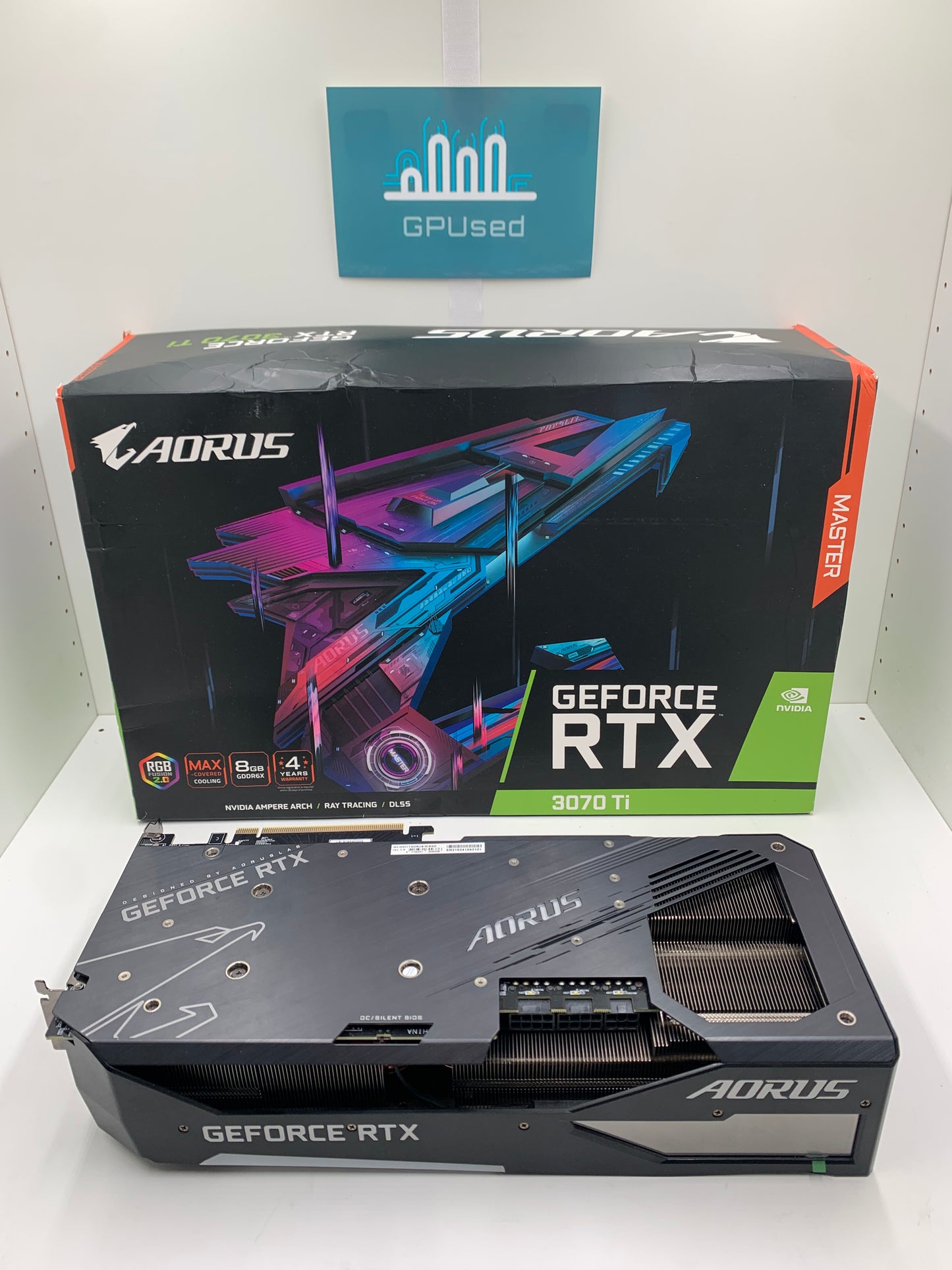 Gigabyte Aorus Nvidia GeForce RTX 3070 Ti Master 8GB GDDR6X - A