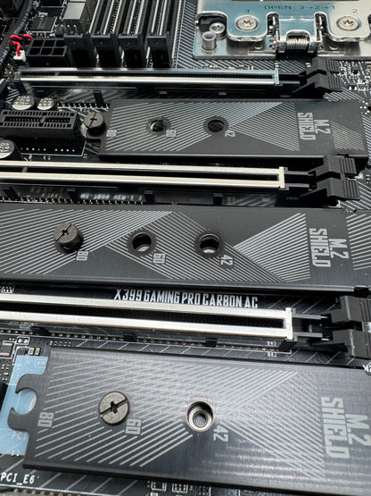 MSI X399 Gaming Pro Carbon AC ATX AMD Socket sP3r2 Motherboard