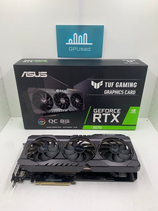 ASUS Nvidia GeForce RTX 3070 Tuf Gaming 8GB GDDR6 - A