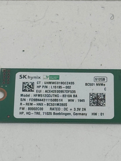 SK Hynix 512GB Gen 4 NVMe M.2 SSD