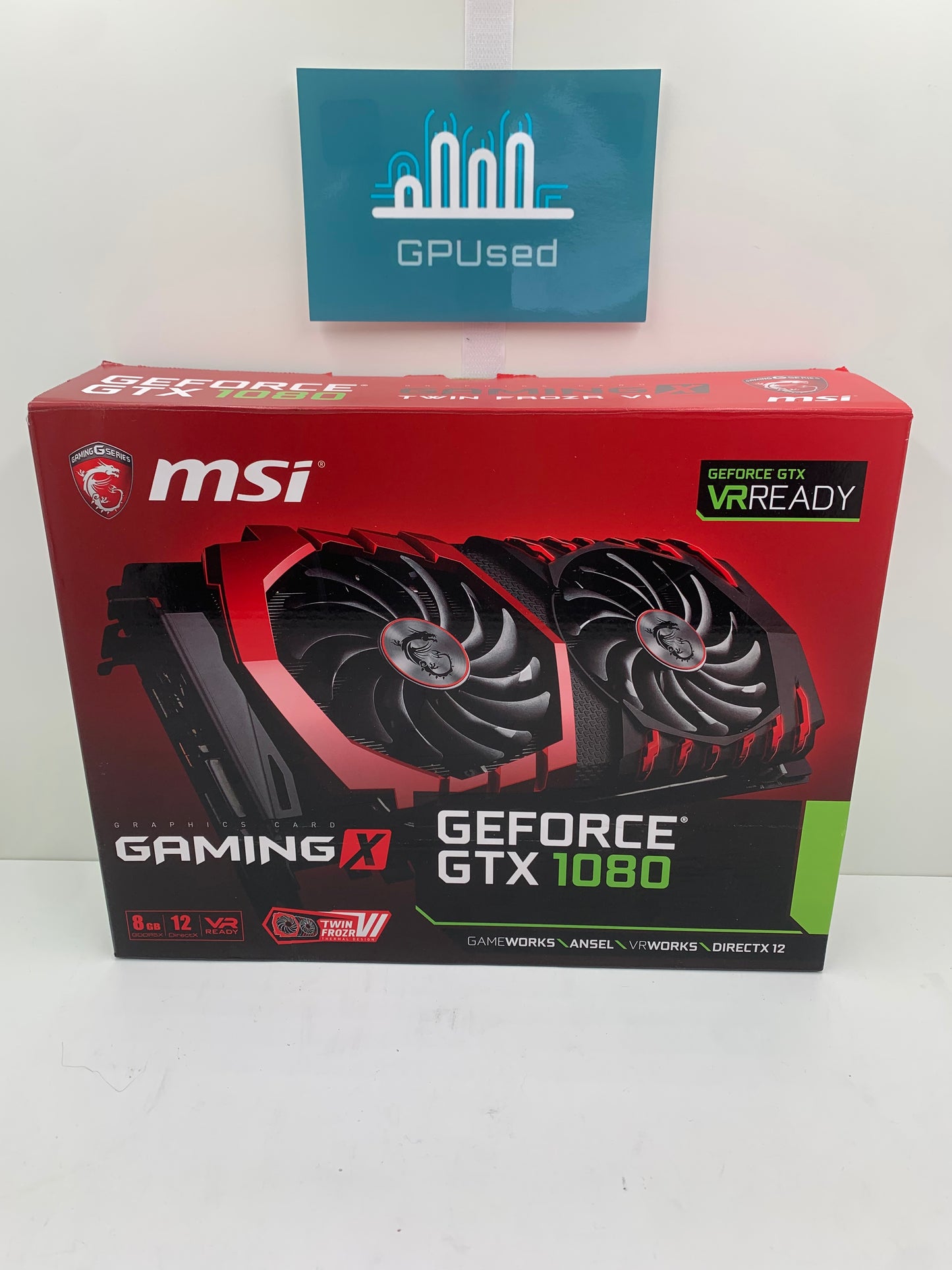 MSI Nvidia GeForce GTX 1080 Gaming X 8GB GDDR5 - A