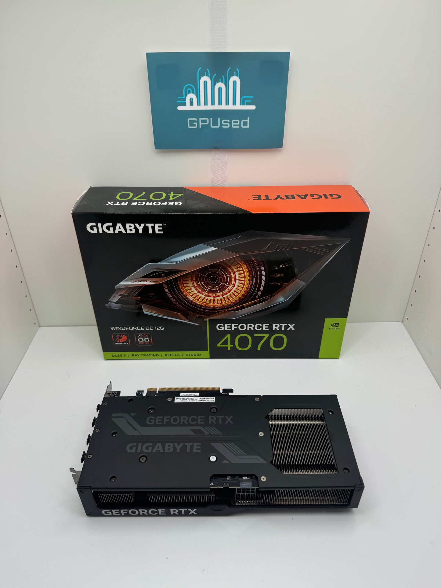 Gigabyte Nvidia GeForce RTX 4070 WindForce OC 12GB GDDR6X - A