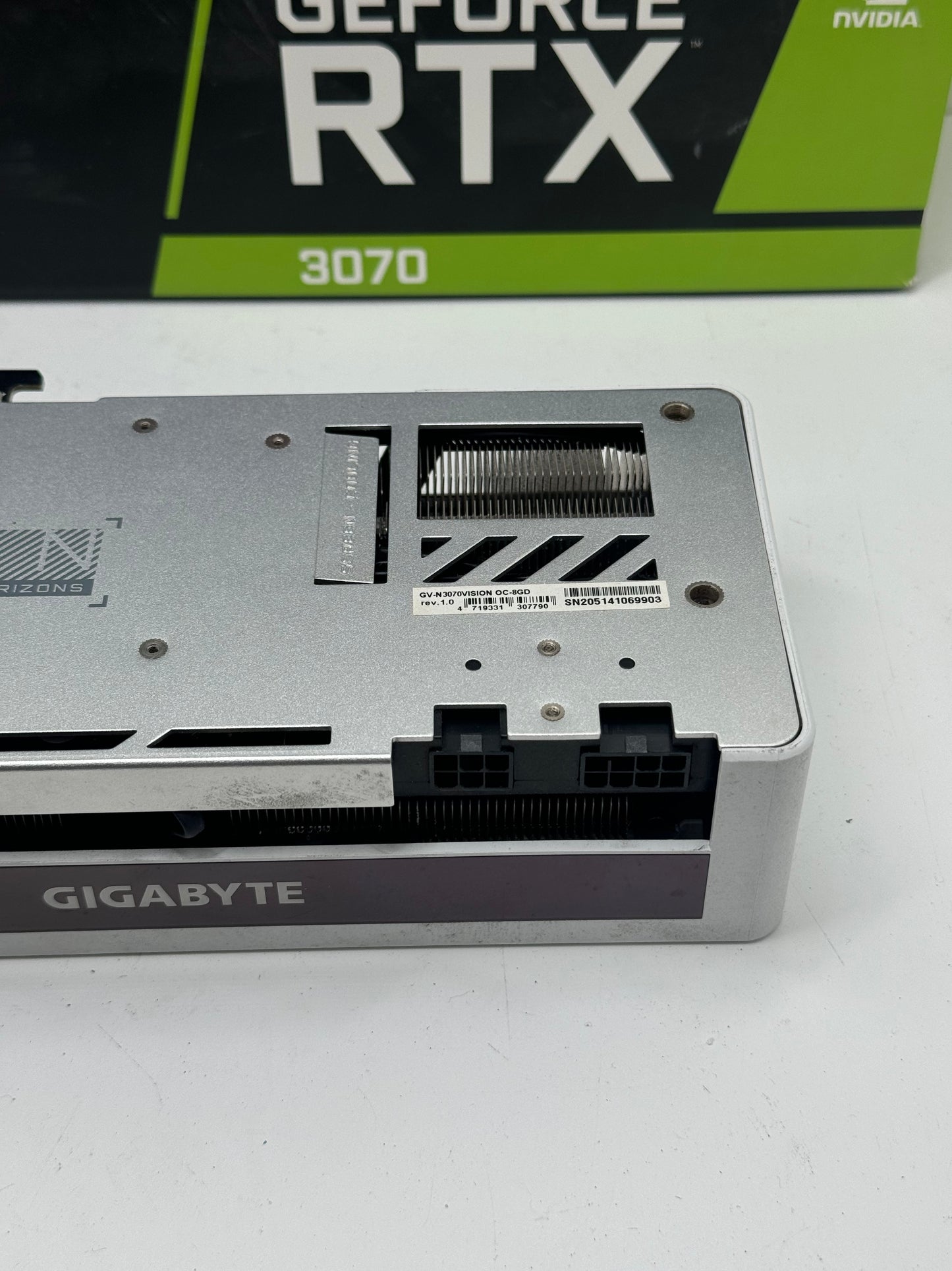 Gigabyte Nvidia GeForce RTX 3070 Vision White 8GB GDDR6 - B - 10% Off (Was £209.99)